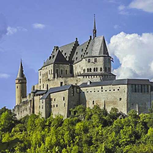 Люксембург замок Вианден