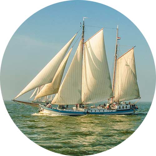 Яхта парусник Голландия Северное море Эйсселмер